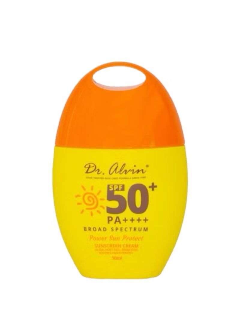 Dr. alvin Power sunscreen Protect Sunscreen cream broad spectrum 50ml